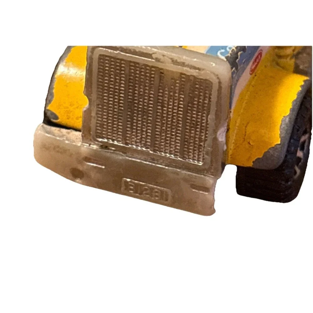 Vtg 1981 Matchbox Peterbilt Pace Cement Mixer Truck Yellow Fair Broken See Pics